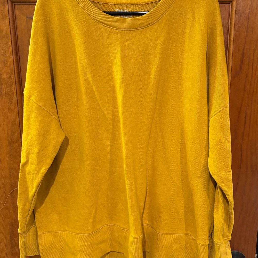 Time and Tru Golden Sweatshirt